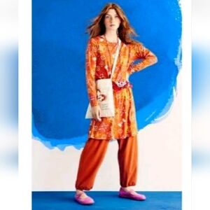 Gudrun Sjödén Organic Cotton/Modal Joni Jersey Tunic Mini Dress